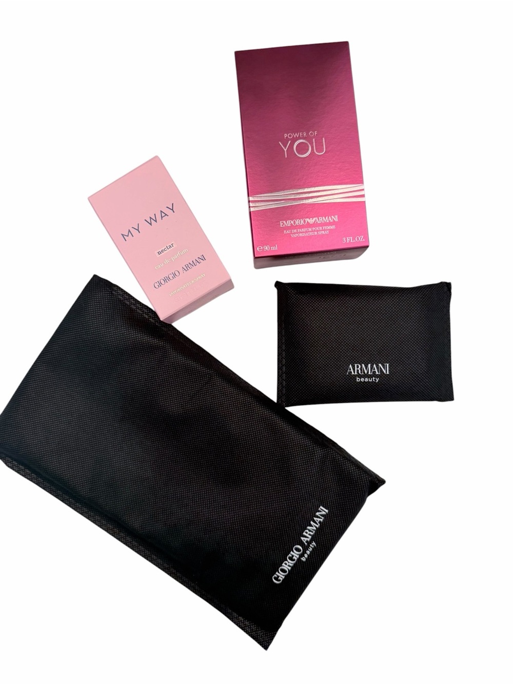 Armani beauty bundle with pouch and mirror
